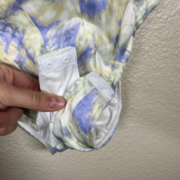 Zara Women's Purple and Green Bodysuit SIZE XS 3665/653/050 - Picture 6 of 7